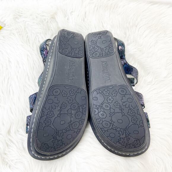 Alegria 40 EU 10 US Womens Metallic Kleo Special Serpent Cage Comfort Sandals - Picture 12 of 14